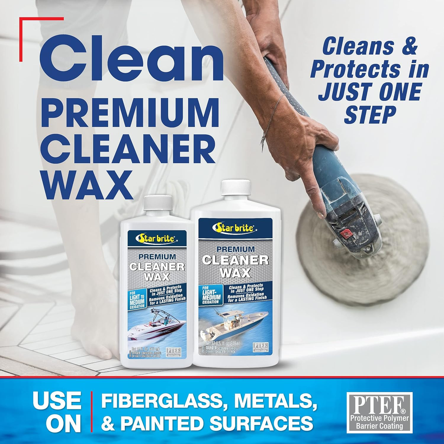 One-Step Cleaner Wax with PTEF