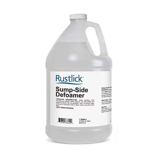 Rustlick Carpet Cleaner Sump-Side Defoamer Non-Silicone, 1 Gal.