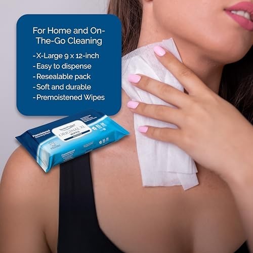 Extra-Large 200 Ct Wet Wipes with Aloe – Premium Adult & Baby Cleaning Cloths