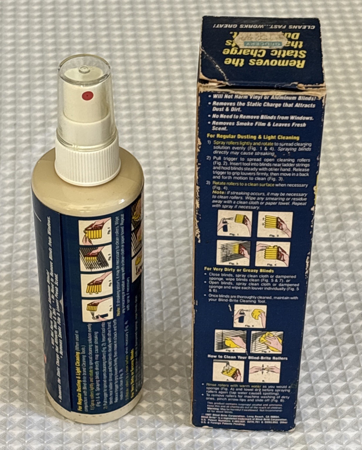 VTG 1980’s Blind-Brite Blind Cleaner Spray Bottle Movie Prop