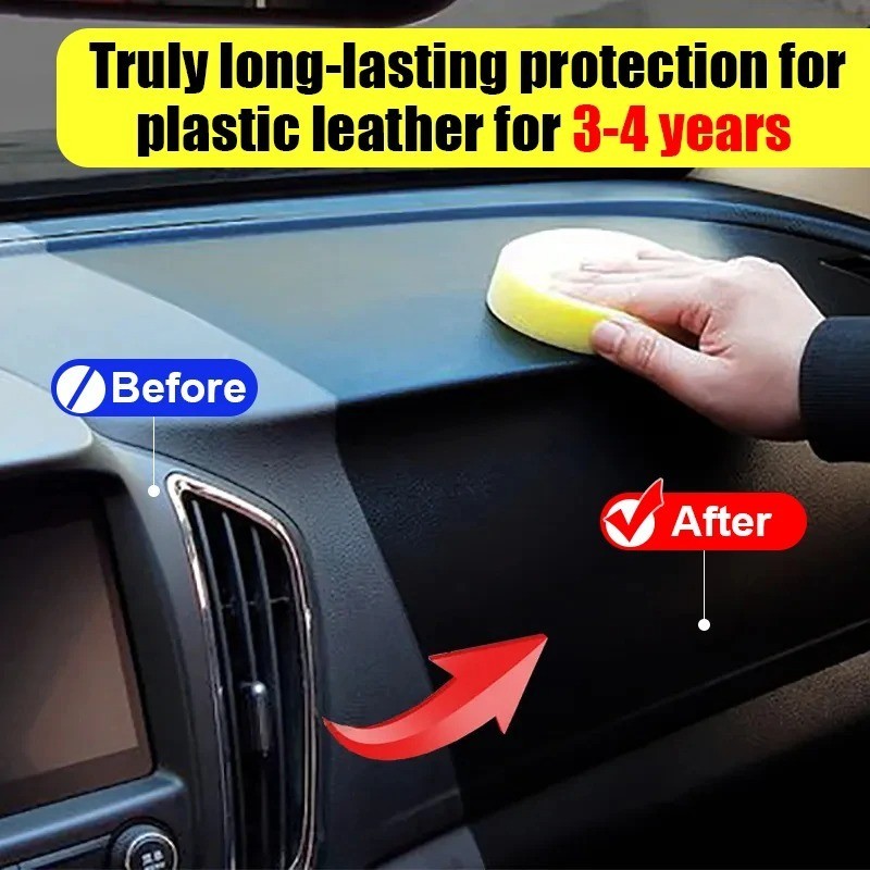 Car Plastic Restorer Trim Renovator Back to Black Gloss Coating