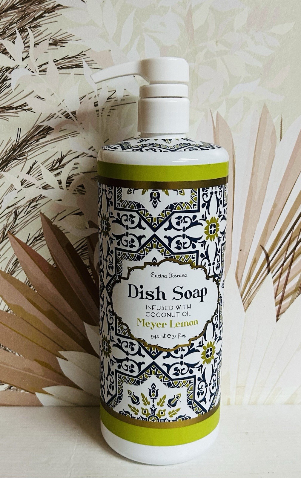 Meyer Lemon Dish Soap with Coconut Oil 33 fl oz