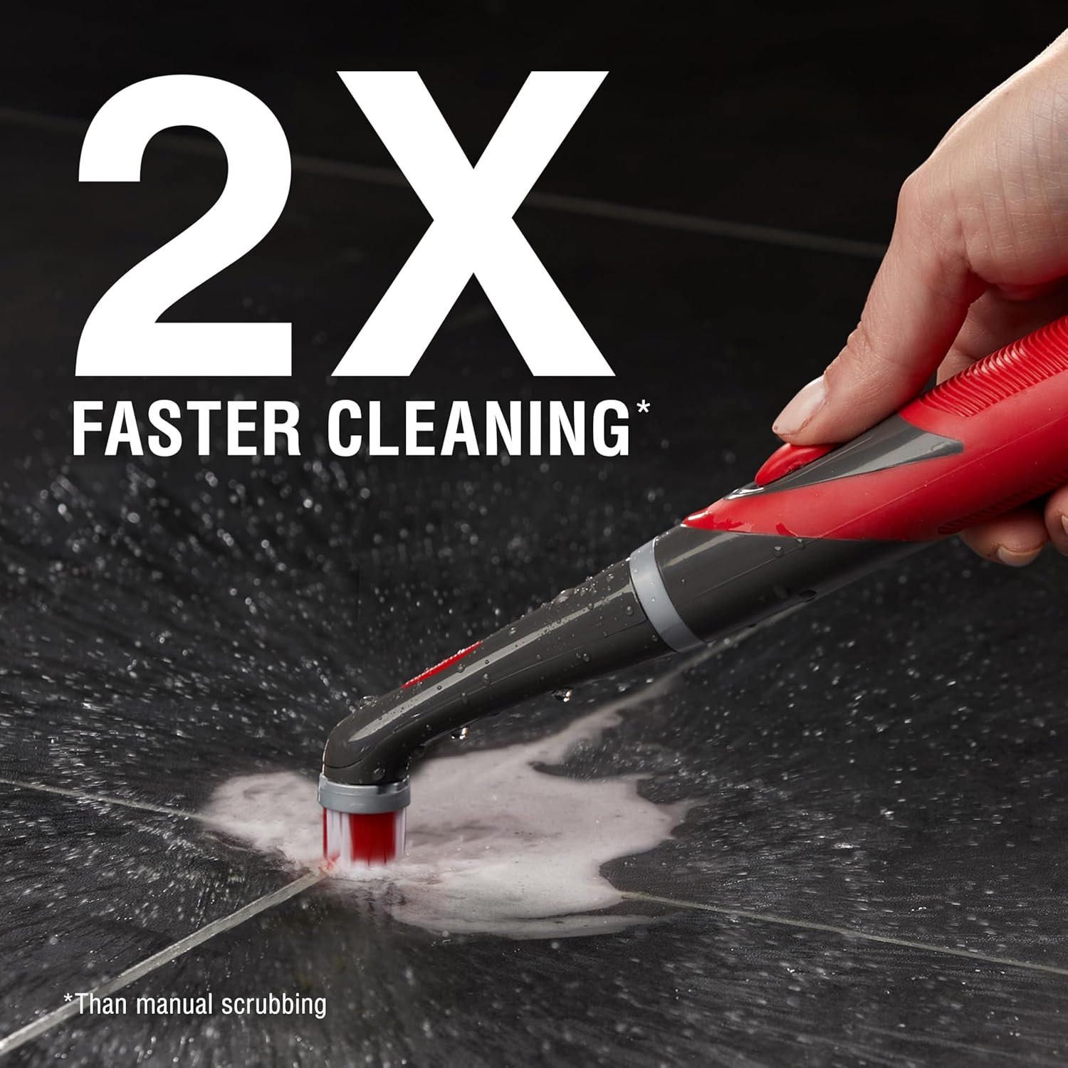 Reveal Power Scrubber with Multi-Purpose Head, Cordless Electric Battery Powered