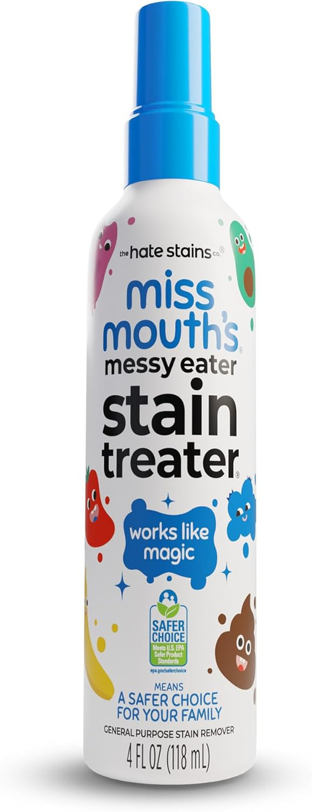 Miss Mouth’S Messy Eater Stain Treater Spray – 4Oz Stain Remover – Newborn & Bab