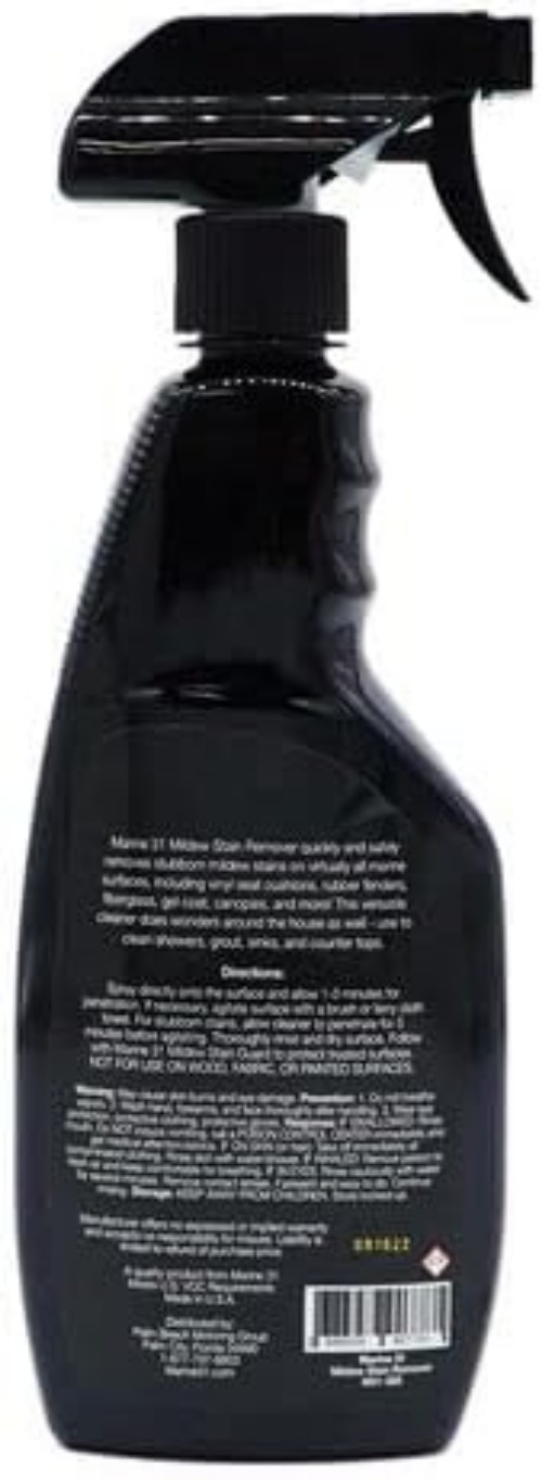 Mildew Stain Remover & Cleaner | Effective for Boats, Home, Patio, & Bathroom…