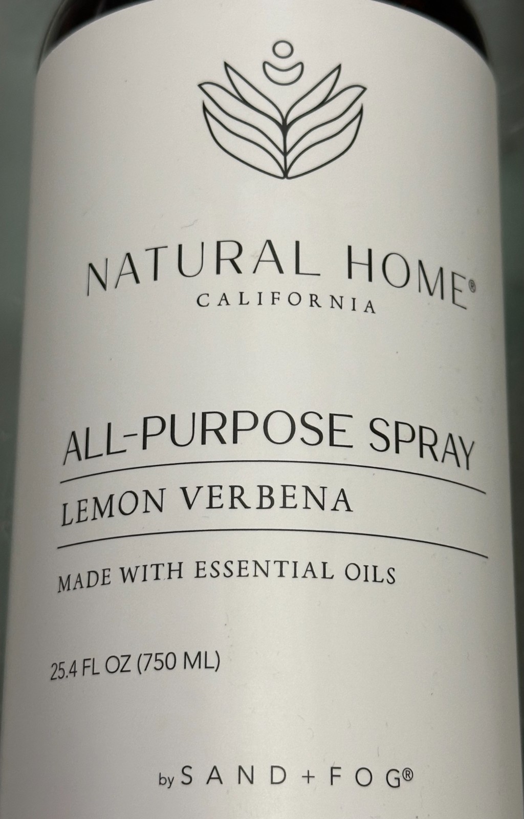NATURAL HOME® Plant-Based Kitchen REFRESHER & CLEANER 750ml LEMON VERBENA Scent
