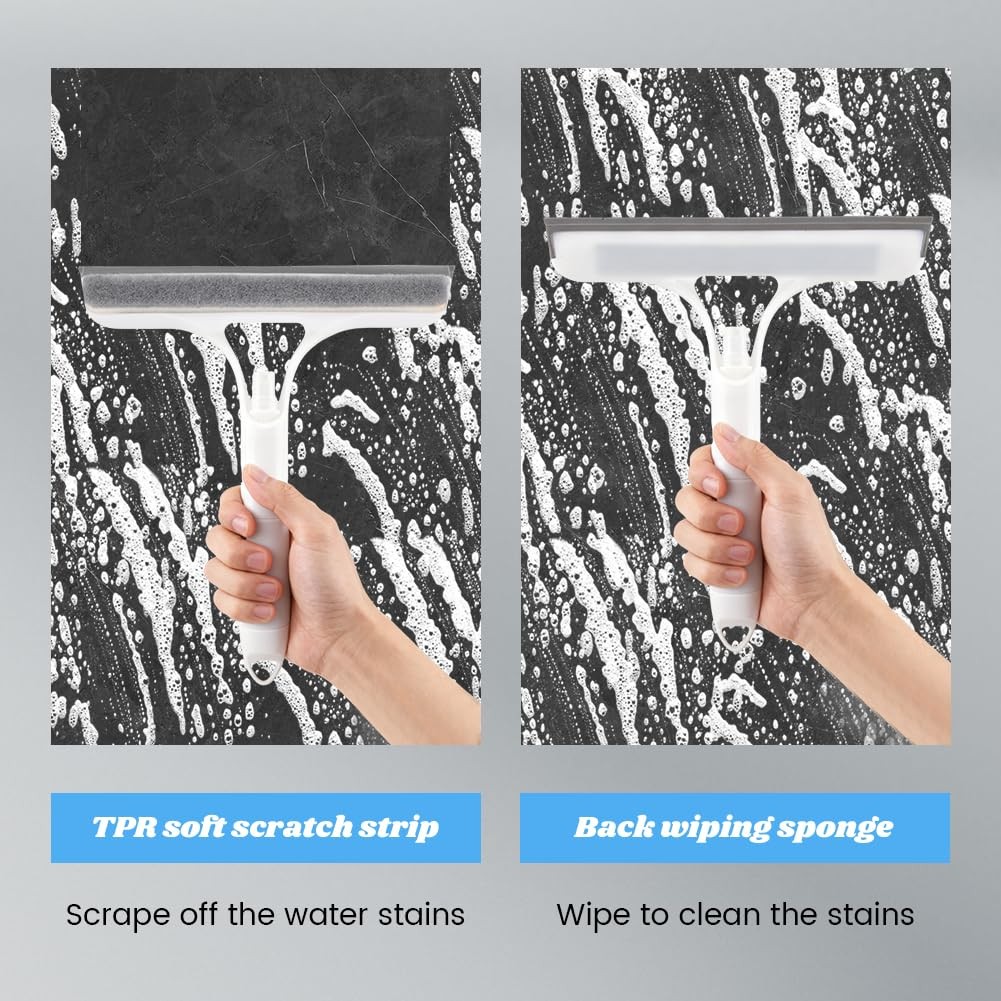 Window Squeegee Cleaner Sponge Car Cleaning Tool for Gas Station,Home,Car,Glass