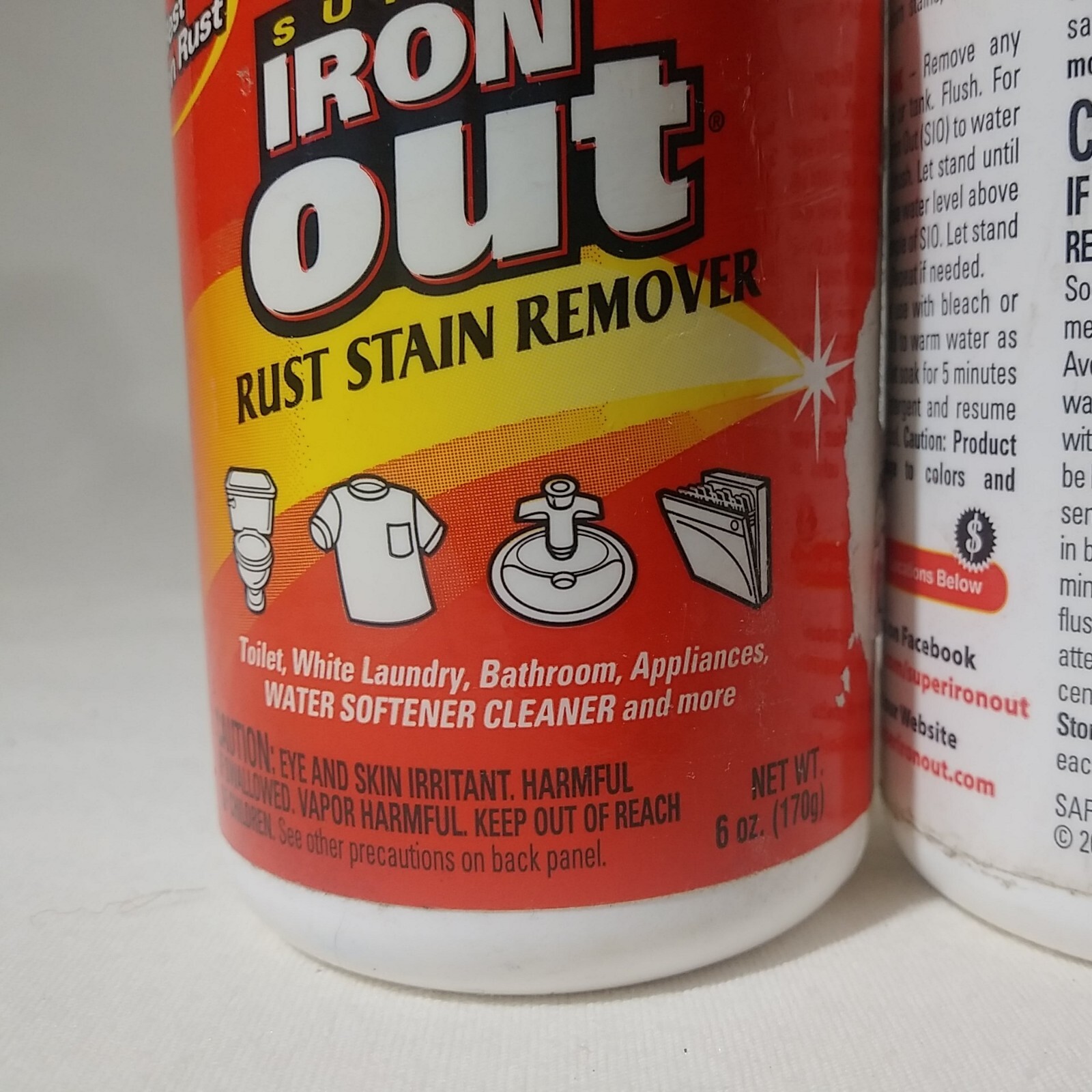 Iron Out Rust Remover Clothes Stains Whitening Bathroom Water Softener Cleaner-2