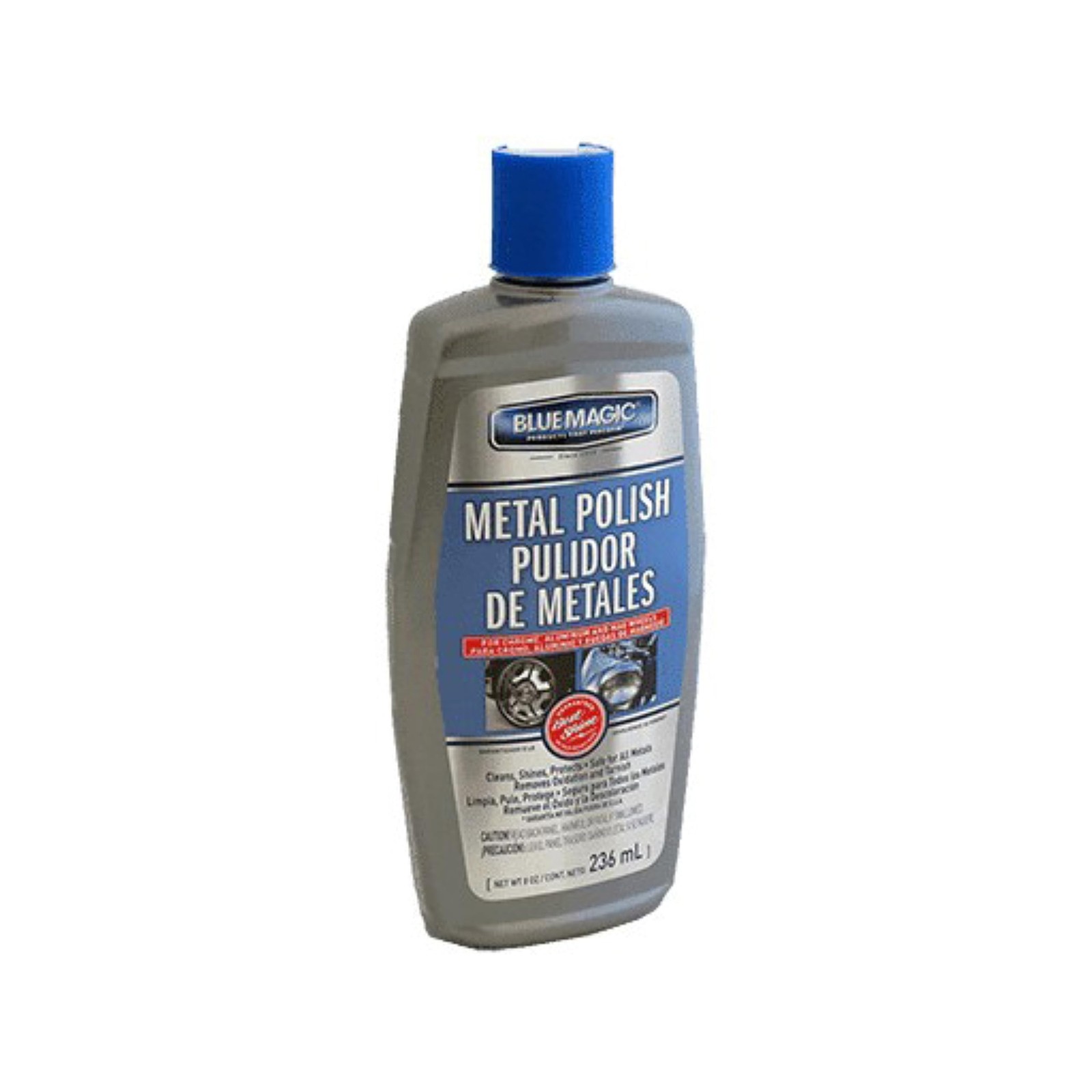 BlueMagic Non Abrasive Metal Polish Cream for Chrome Aluminum and All Metals 8oz
