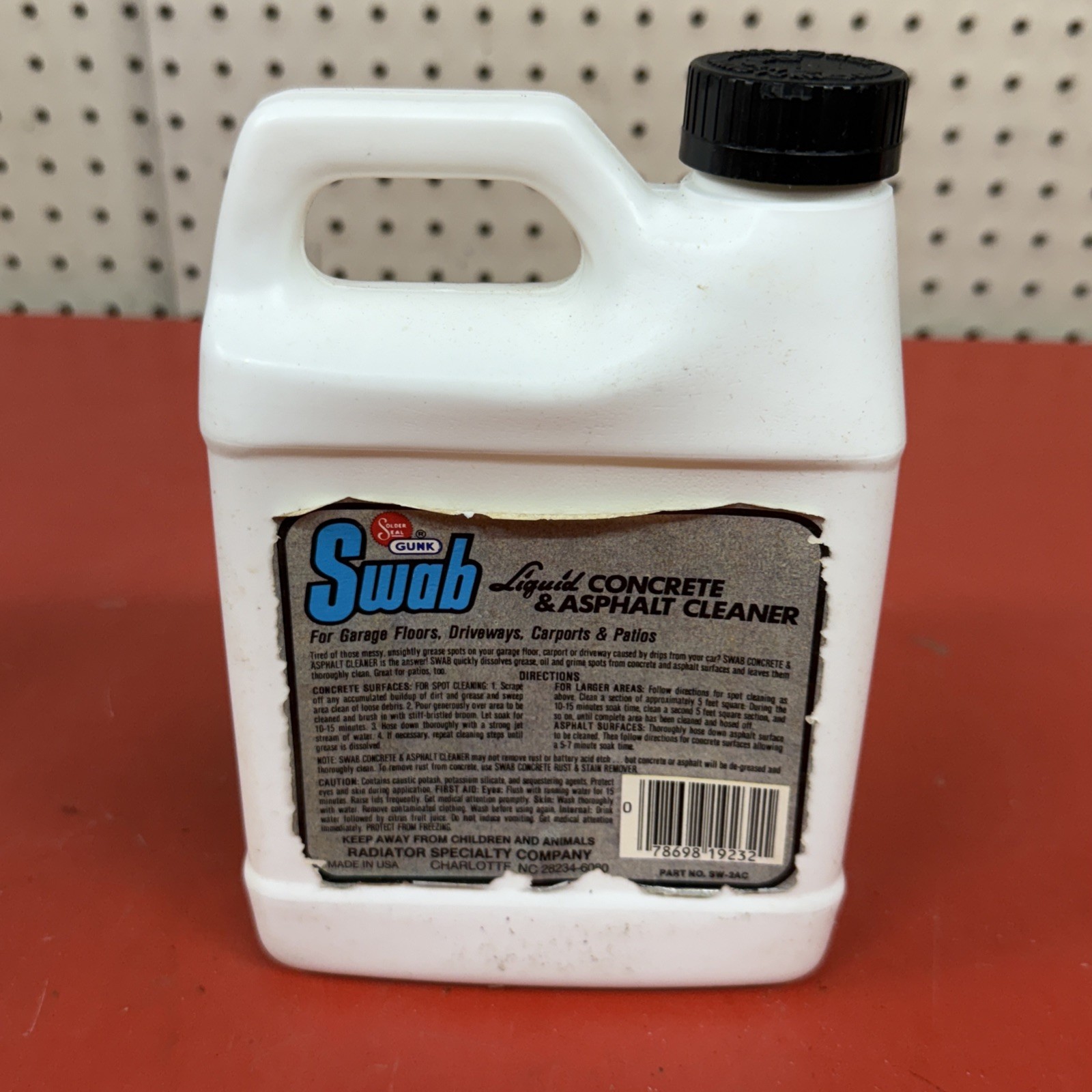 Solder Seal Gunk Swab Liquid Concrete & Asphalt Cleaner 32oz SW-2AC (Lot of 2)