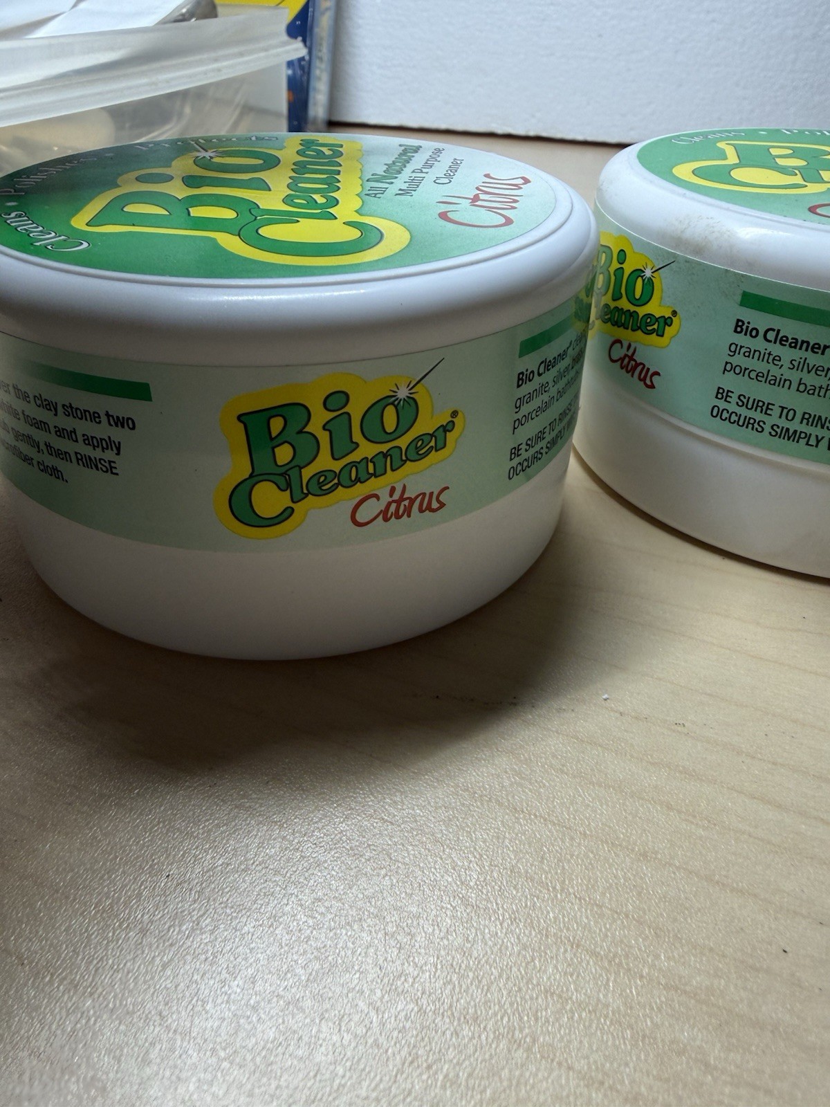 Bio Cleaner All Natural Multi-Purpose CITRUS Cleaner 10.5 Oz W/Sponge Bundle 2