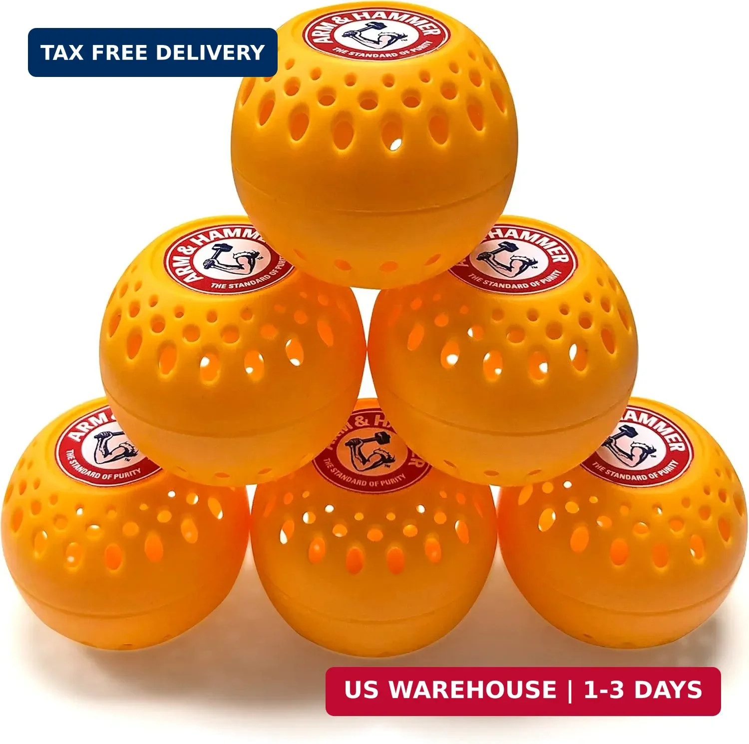 Arm & Hammer Odor Busterz Balls Deodorizer – 6 Count Orange Scented with 3 Count