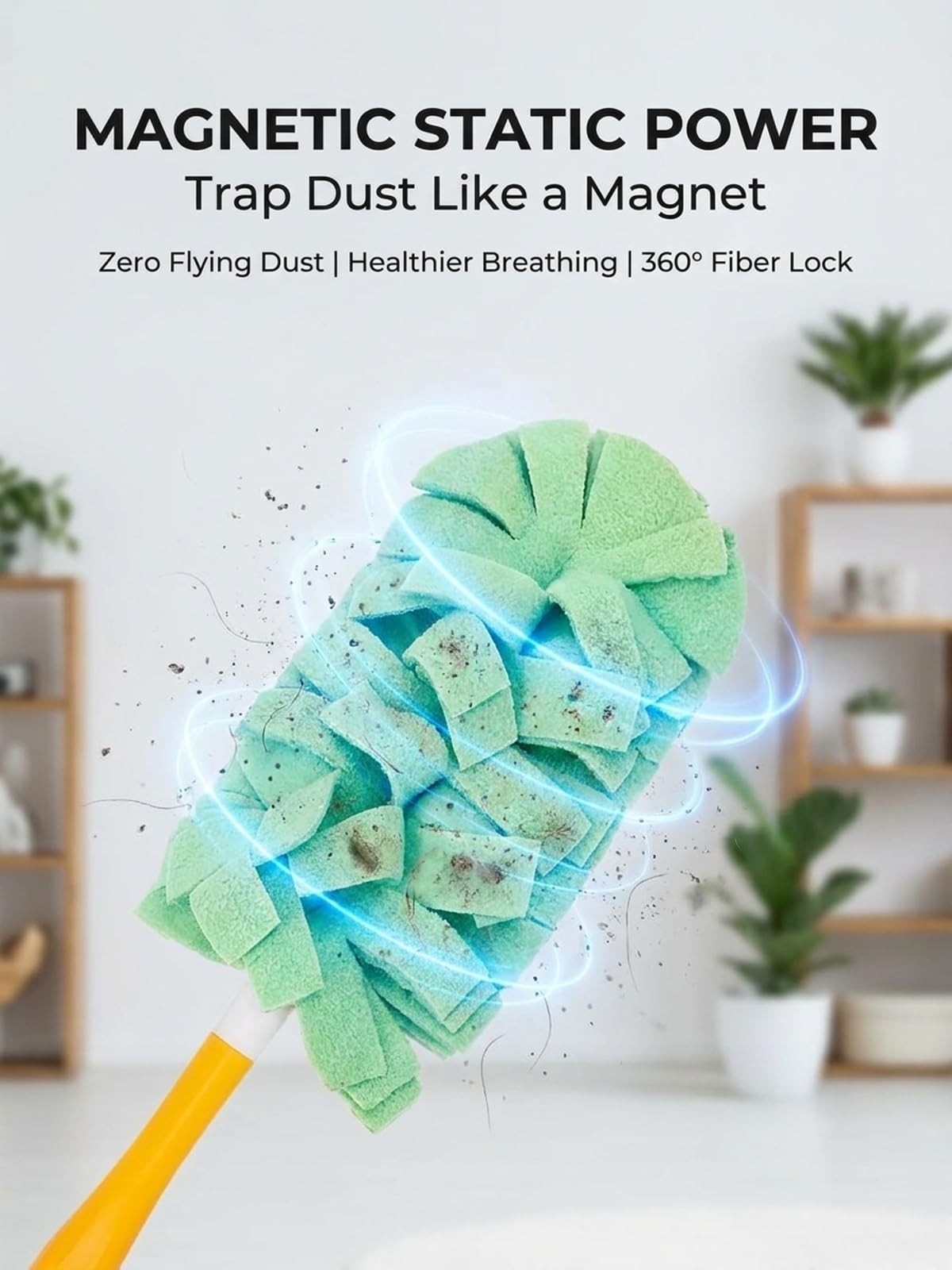 Chenille Duster Reusable Washable Microfiber Dust Fleece Damp Duster Pads Ref…