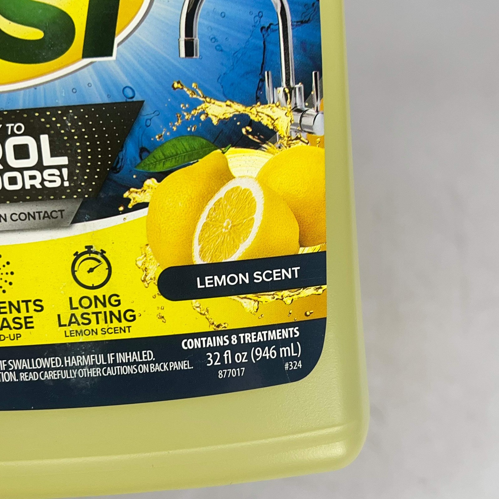 CAMCO (4 PACK) Tst Grey Water Control Rv Sink Odors Lemon Scent 32 fl oz 40252