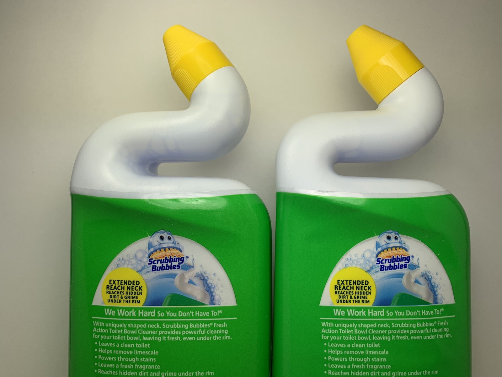 2 Scrubbing Bubbles Toilet Bowl Cleaner, Fresh Action, Floral Fusion Scent,
