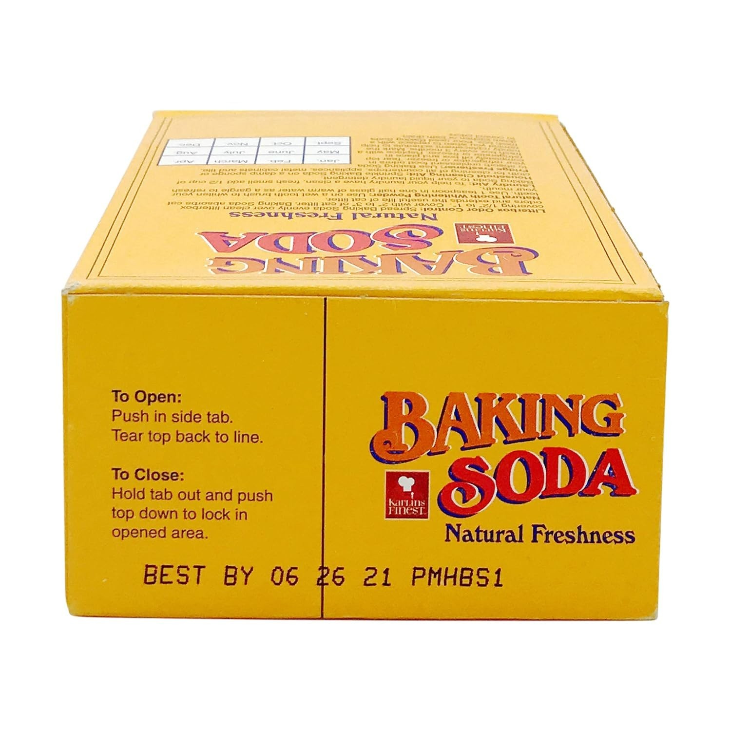 Pure Baking Soda, 16 oz Canister – Natural Freshness for Baking & Deodorizing