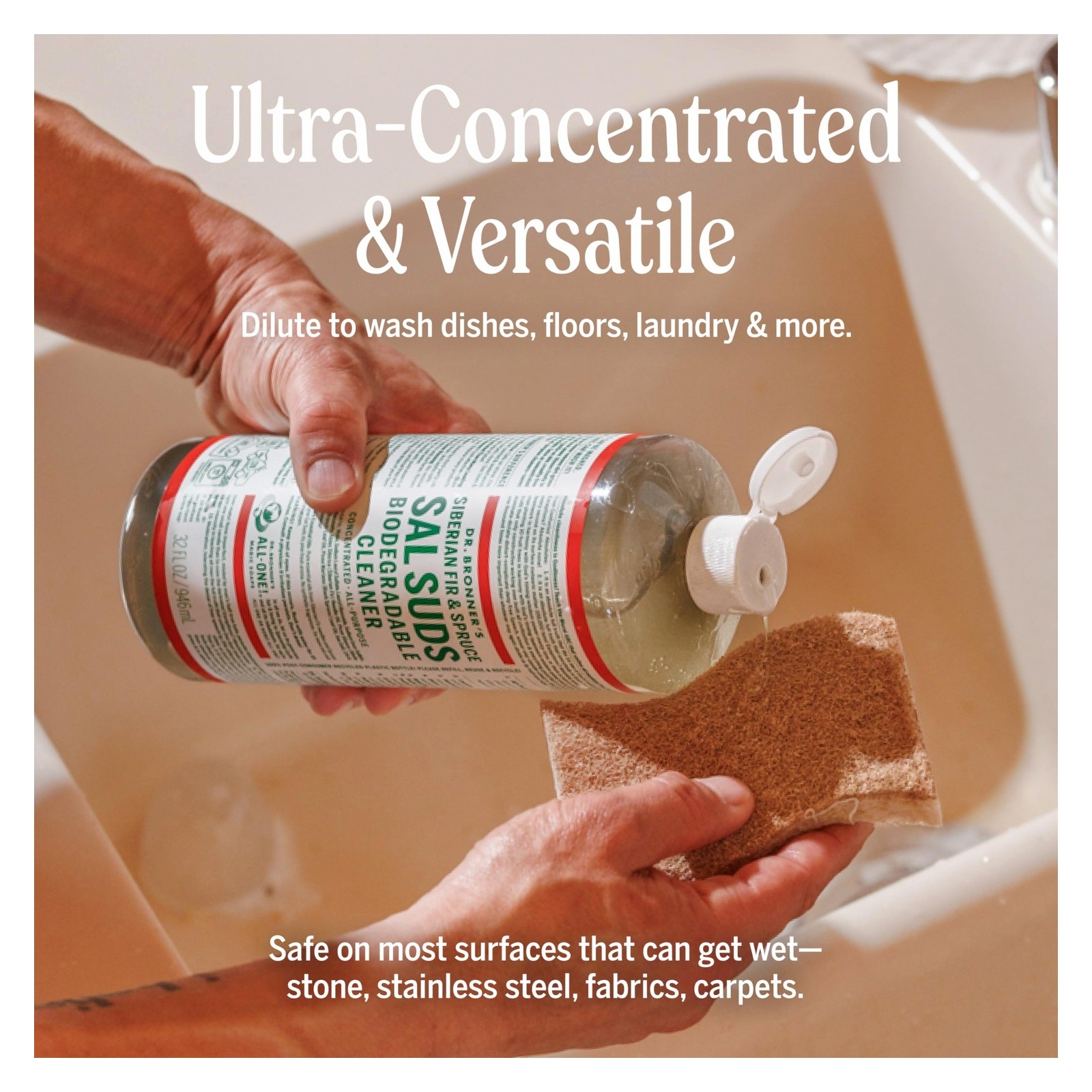 Dr. Bronner’s Sal Suds Biodegradable Cleaner 1 Gallon Fir & Spruce