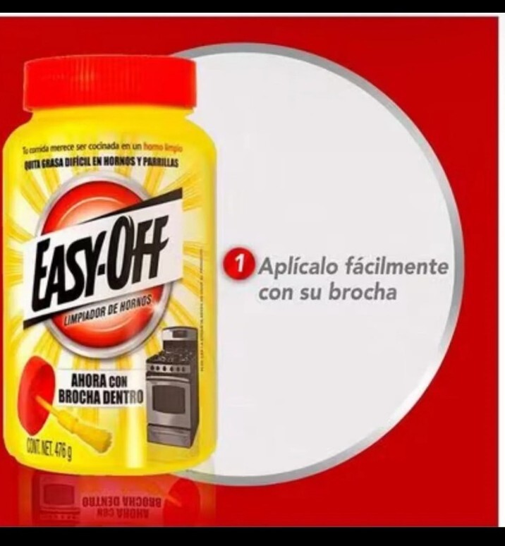 EASY OFF LIMPIADOR DE HORNOS Y PARRILLAS/476G/OVEN & GRILL CLEANER/16OZ JAR