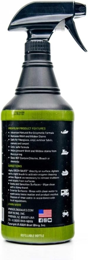 Boat Bling Green Sauce, 32 oz., for Boats, RVs, Powersport Vehicles and More