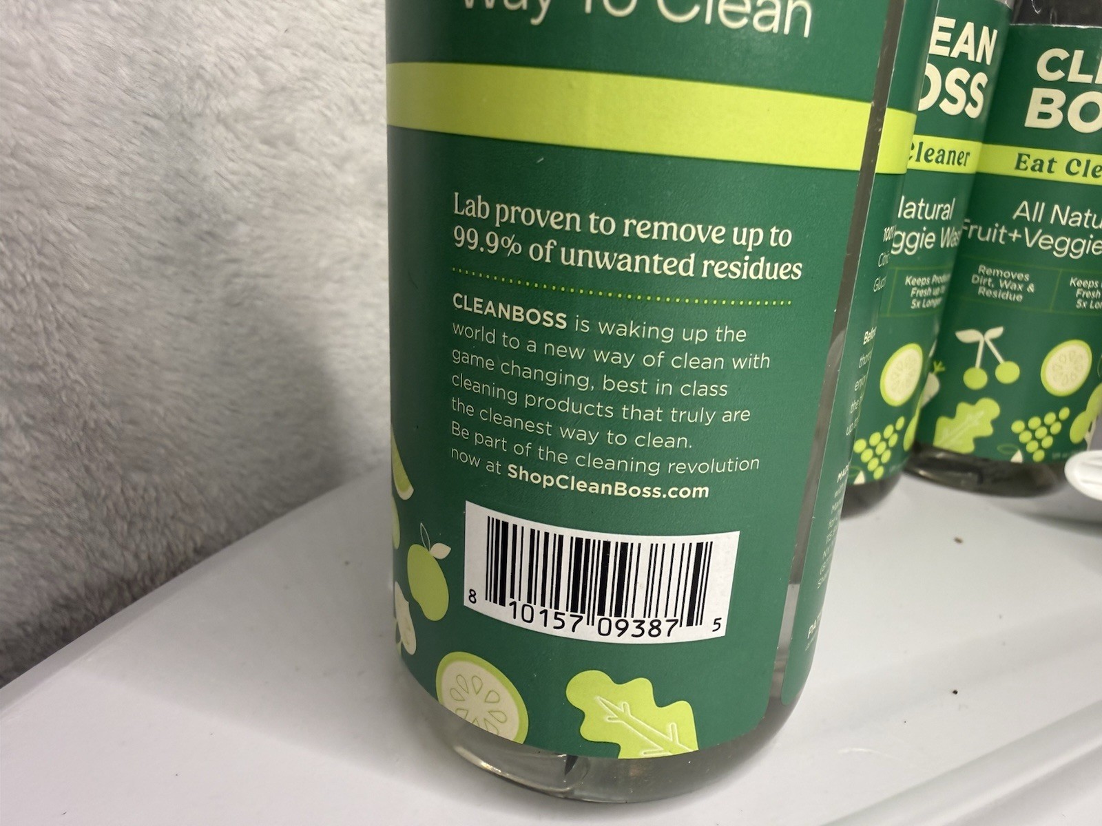 JOY Clean Boss Eat Cleaner Fruit & Veggie Natural Wash & Preserver-3 pc 12 oz