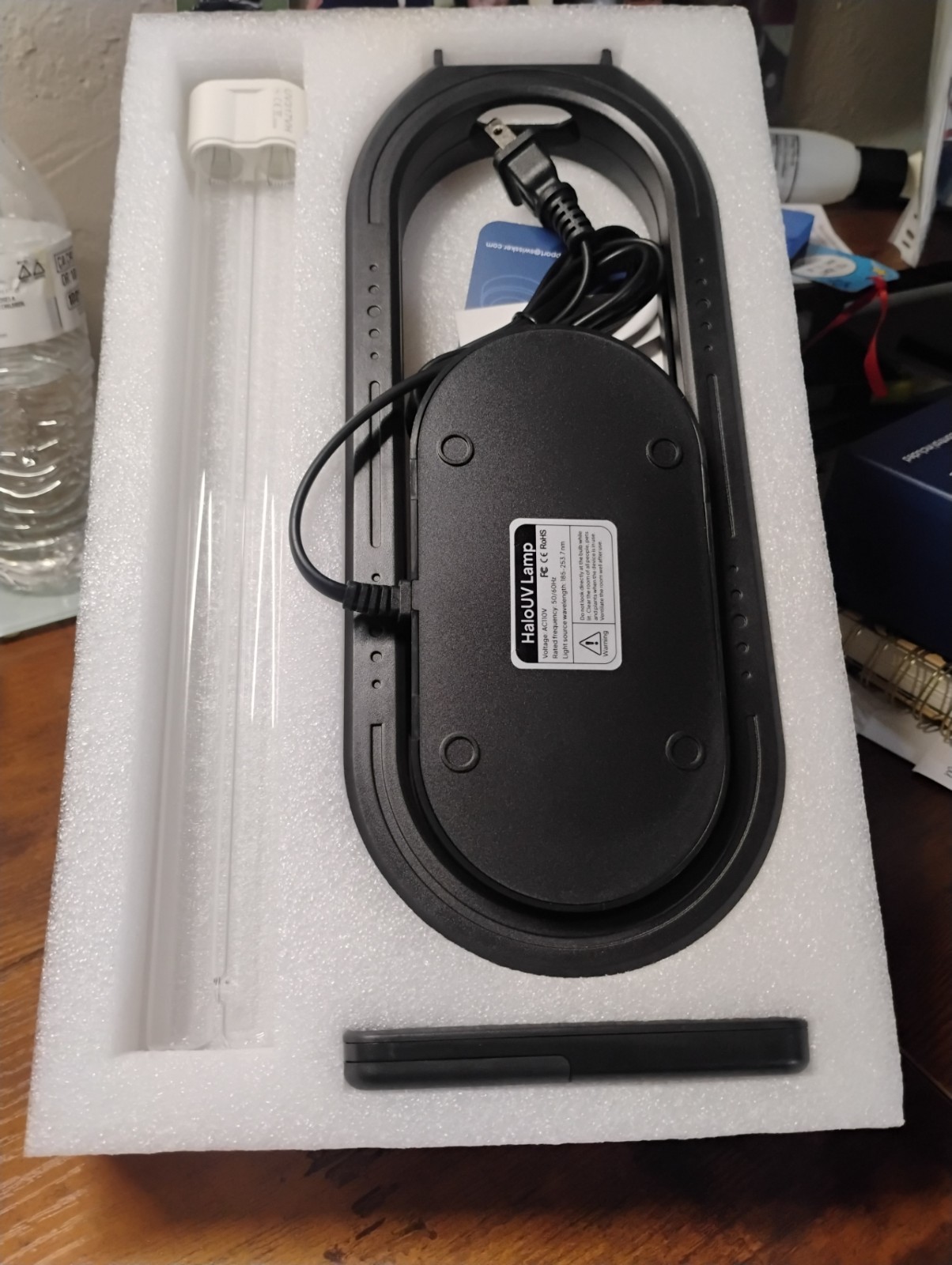 SWISSKER BY SWISSKLIP HALOUV HALO UV UV-C LIGHT HOME DISINFECTION + REMOTE NEW