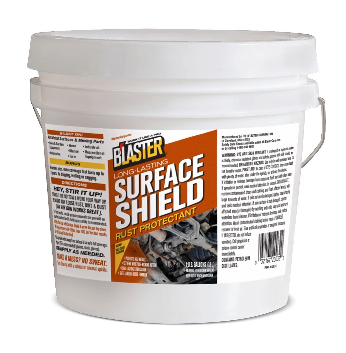 Surface Shield Anti Rust Metal Rust Prevention for Tools, Equipment 1 Gallon