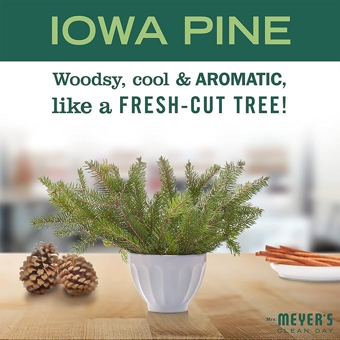 (Pack of 3) Mrs Meyers Iowa Pine Multi Surface Clean Spray 16 fl oz