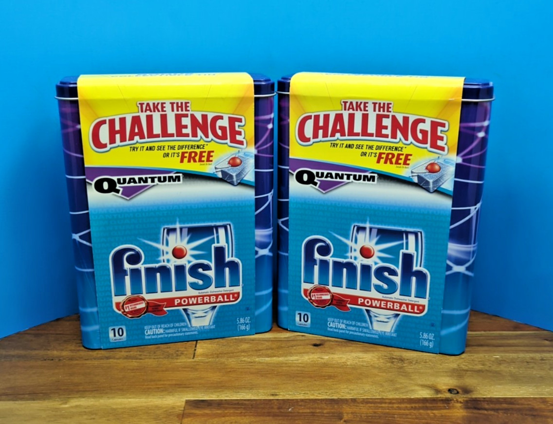 Finish Powerball Dishwasher Detergent Capsules Inside Tins DISCONTINUED