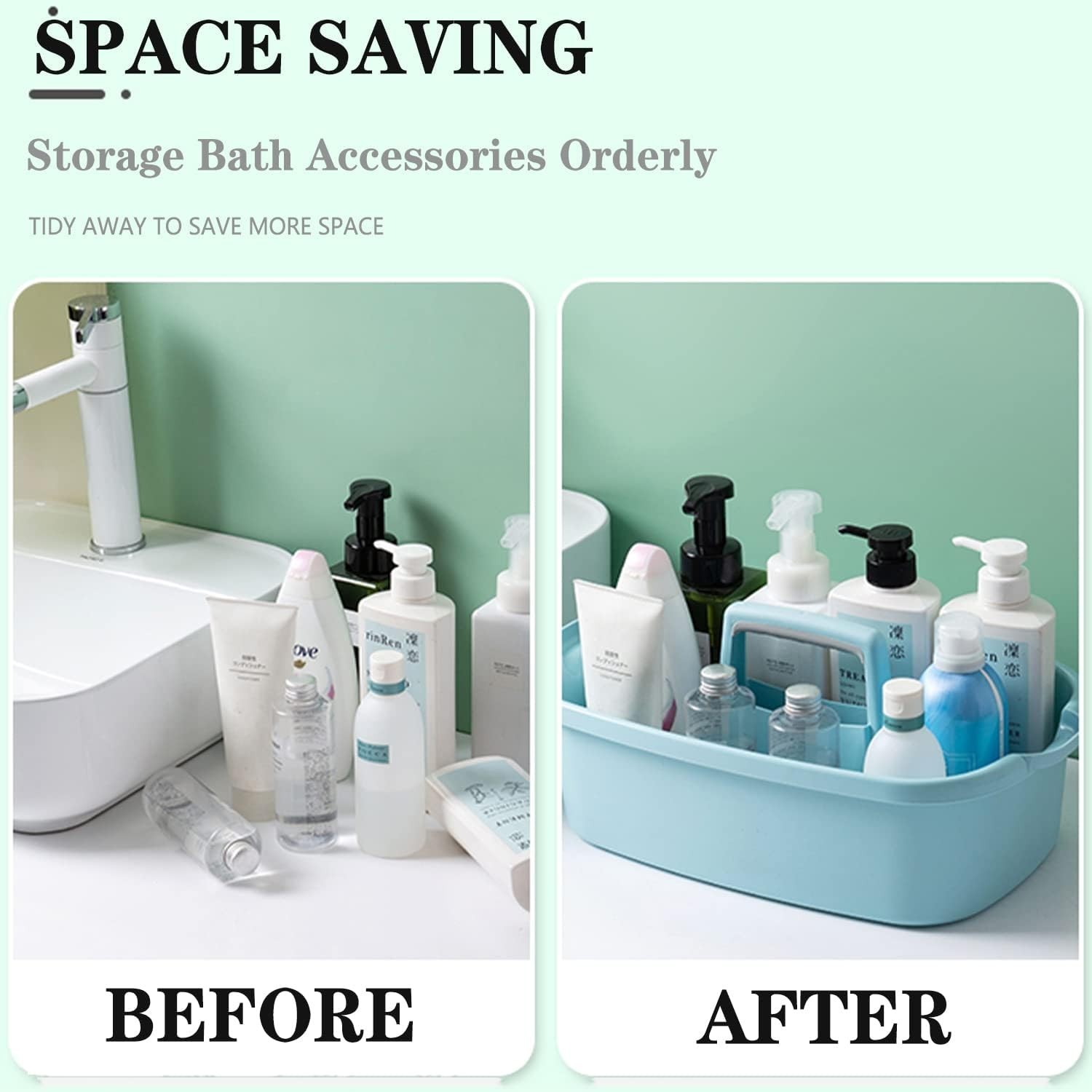 Practical 16.53L Cleaning Caddy – Lightweight & Shatter-Resistant Plastic Design