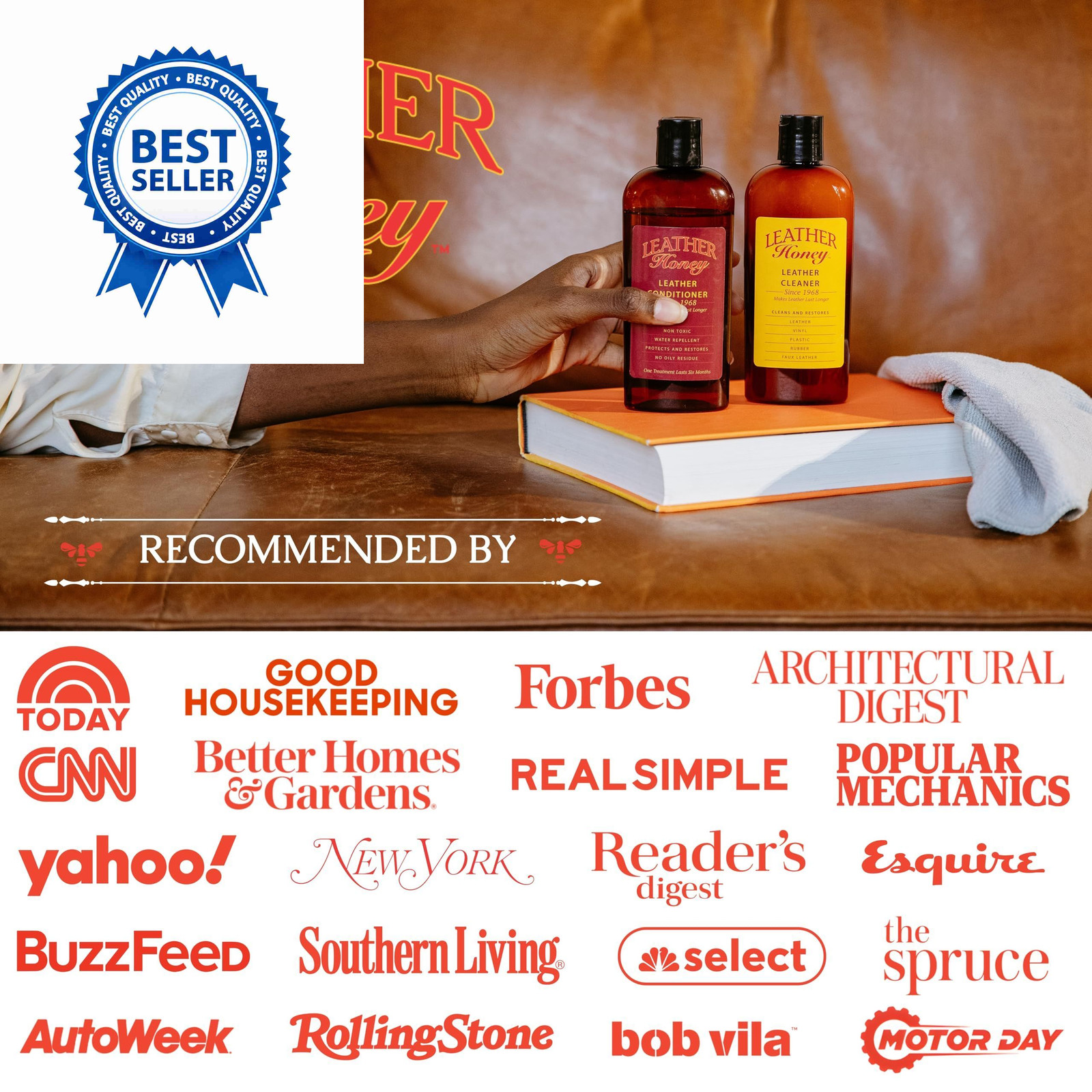 Leather Honey Conditioner, Since 1968. For All 8 Fl Oz (Pack of 1)
