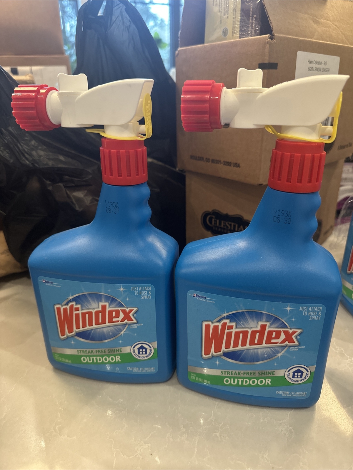 Windex Outdoor Concentrated Cleaner, Removes Dirt, Attaches To Hose, 2 X 32 oz