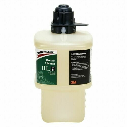 3M™ Scotchgard™ Bonnet Cleaner Concentrate 11L 25982, Black Cap, 2 Liter