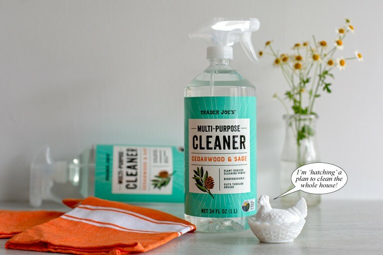 2 Pack Trader Joe’s Multi-Purpose Cleaner Cedarwood & Sage Plant Derived 34 oz