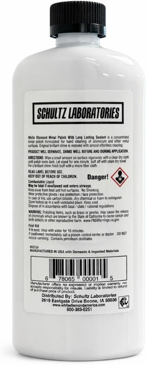 Metal Polish with Sealant, 12 fl oz – Multi-Surface Cleaner & Protectant