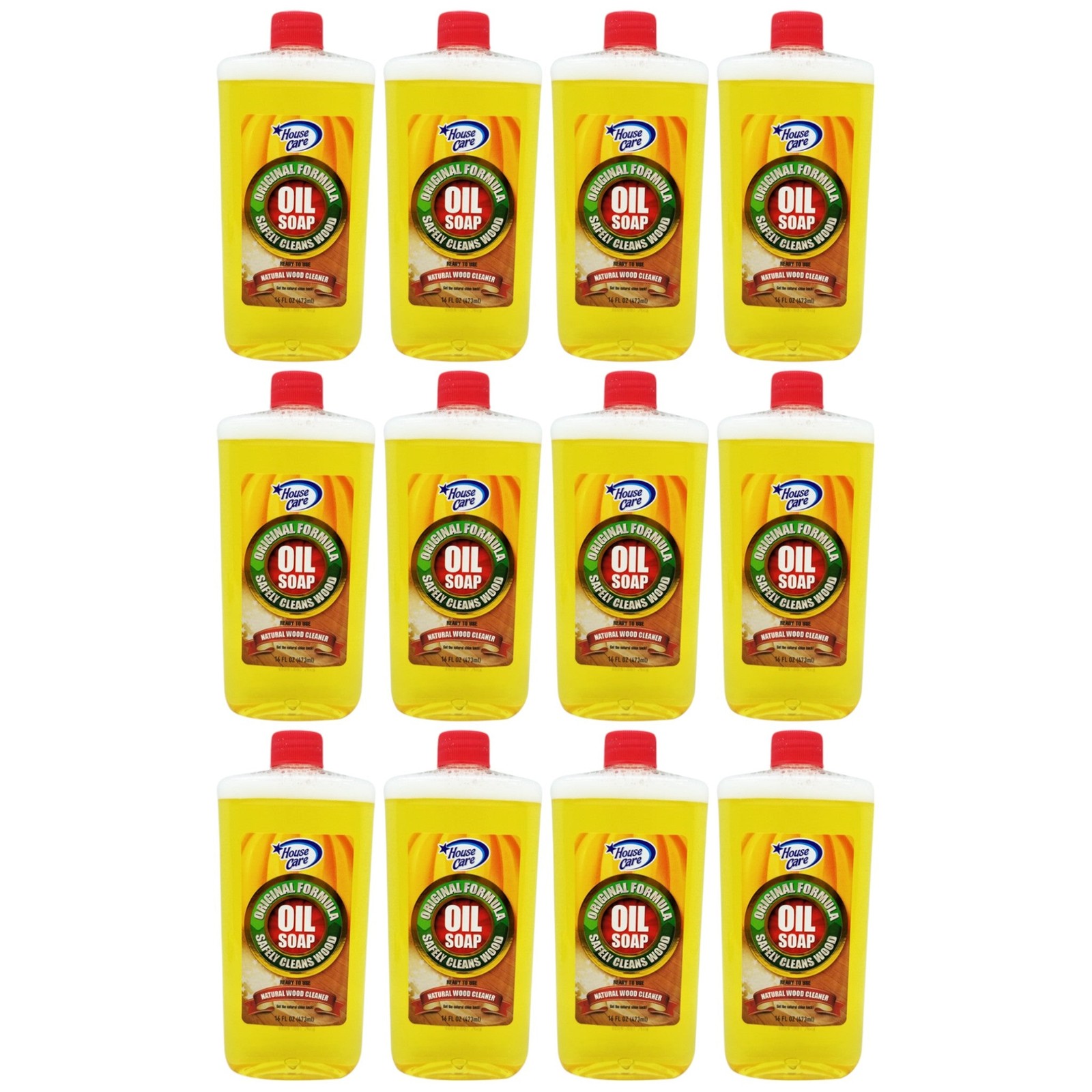 Oil Soap Natural Wood Cleaner – Original Formula, 16oz. (473ml) (Pack of 12)