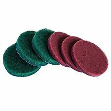 6pc Drill Brush Replacement Scour Pads 4″ for Tub & Tile Power Scrubber Driver