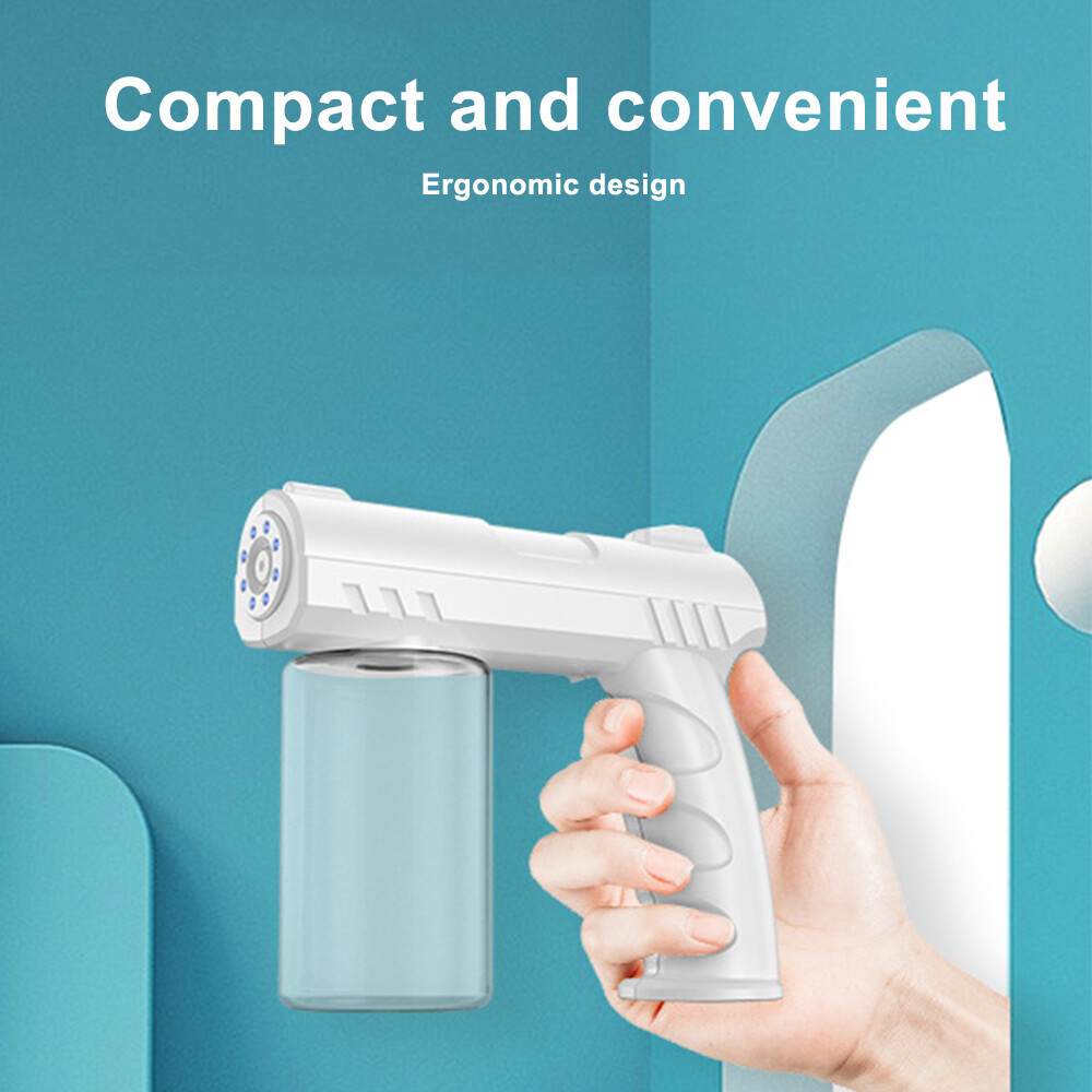 Nano Steam Sprayer Fogger Machine With Blue Lights 280ml For Home