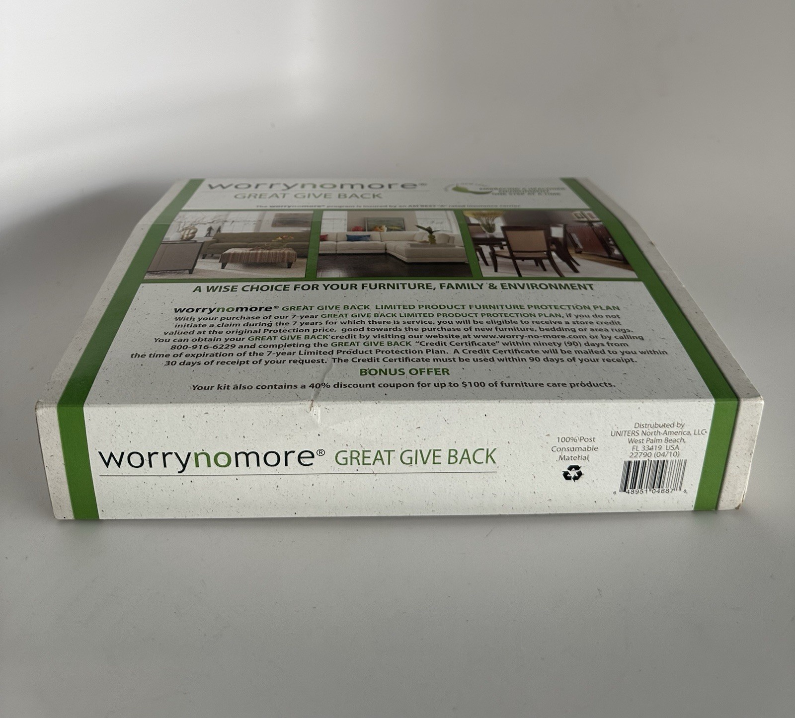 New WorryNoMore Great Give Back Furniture Care Kit