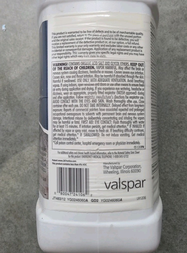 Valspar 82096 Fast Prep Ready-to-use Solution, 1 Gallon SEALED (GSHF1)