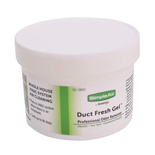 SimpleAir Duct Fesh Gel HVAC Air Freshener, Cleaner, Deodorizer Non Toxic for