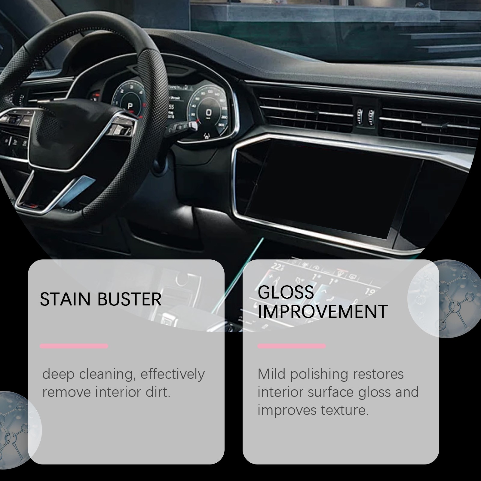 Car Interior Polishing Kit – Decoration Maintenance Leather Care Tool 🧼
