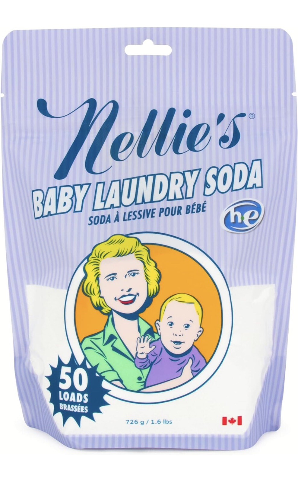 Nellie’s Baby Powder Laundry Pouch Safe for Infants’ Sensitive Skin,…