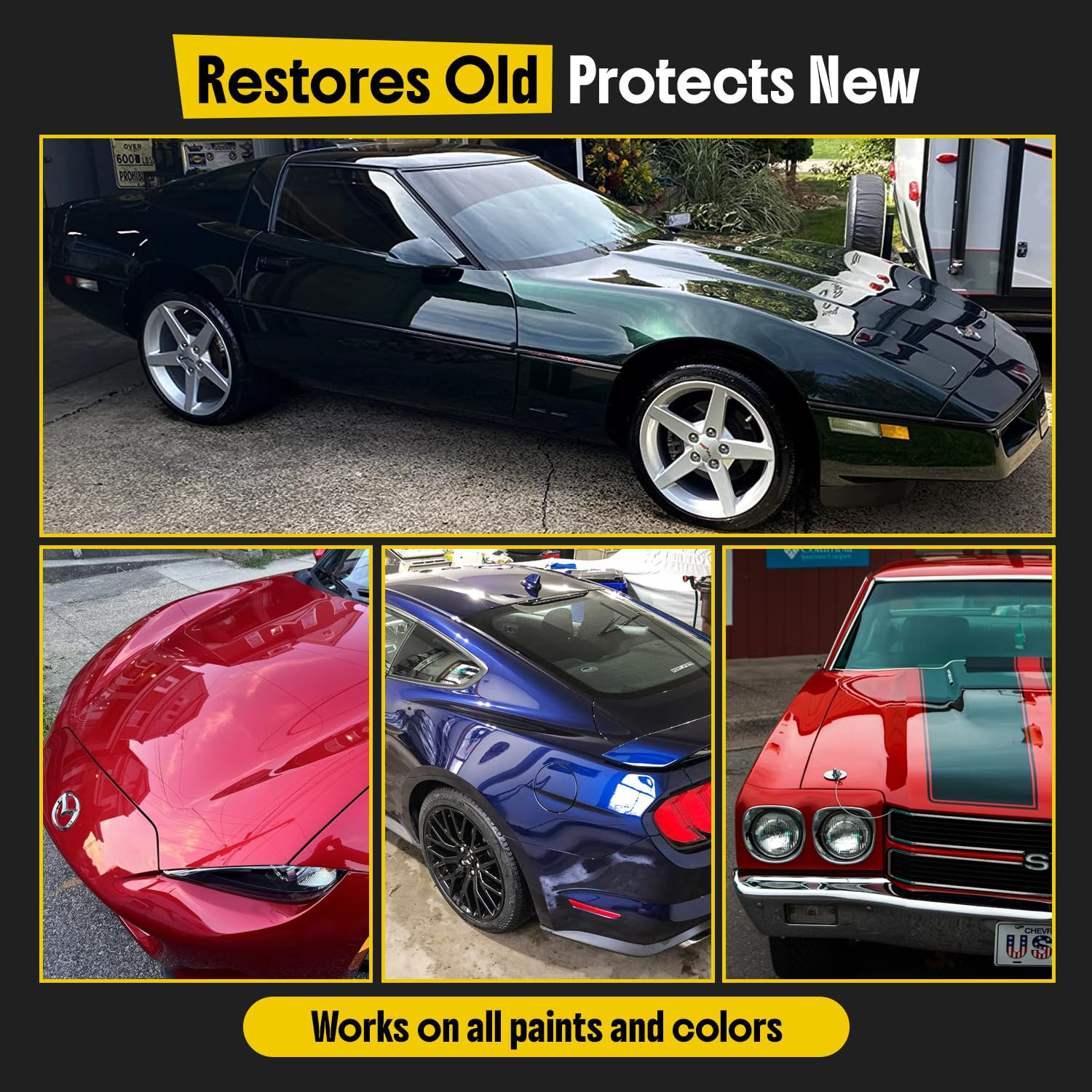 Scratch Repair and Swirl Remover – Car Paint Scratch Remover & Restorer Kit with