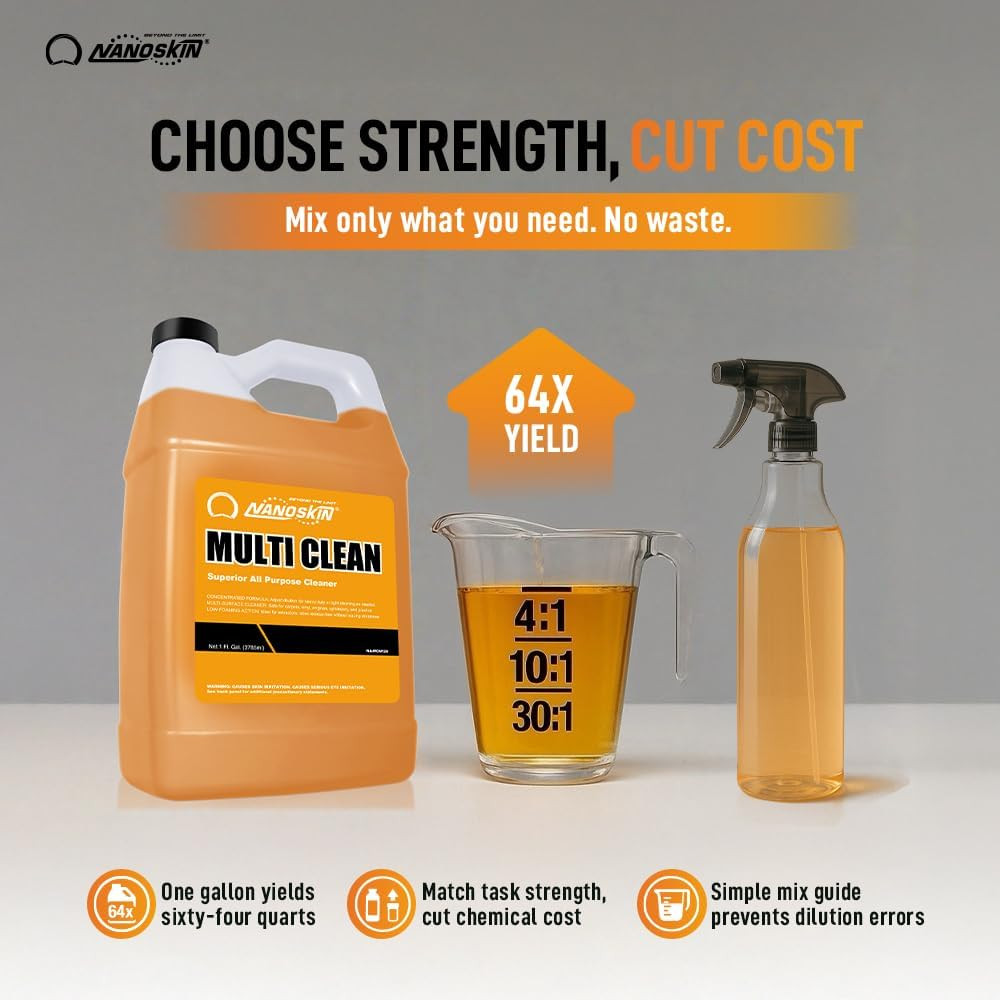 MULTI CLEAN All Purpose Concentrated Cleaner 5 Gallons – Removes Dirt, Grease &