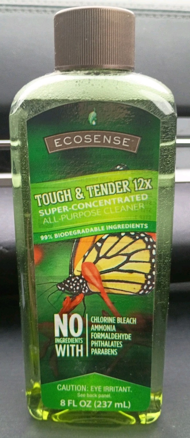 Melaleuca Ecosense Tough Tender All Purpose Cleaner 12x Concentrate 8 oz & Wipes