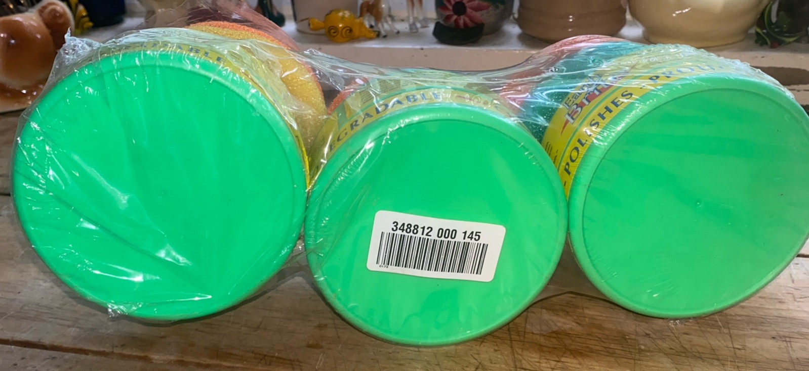 New Lot Of 3 Earth Brite Natural All Purpose Clay Based Cleaner Citrus 10.5 oz