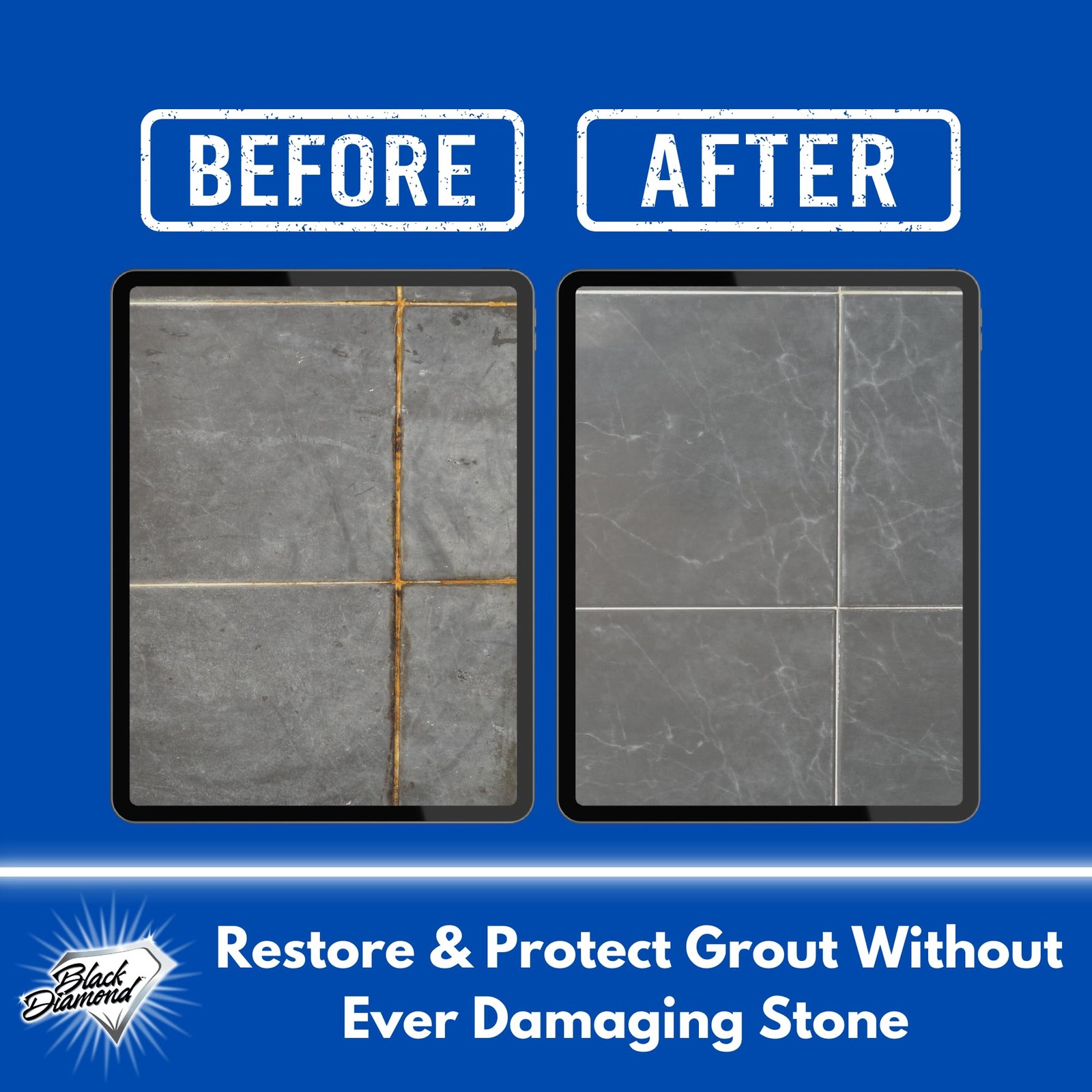 Black Diamond Ultimate Grout Cleaner Best Cleaner for Tile,Ceramic,Porcelain,…