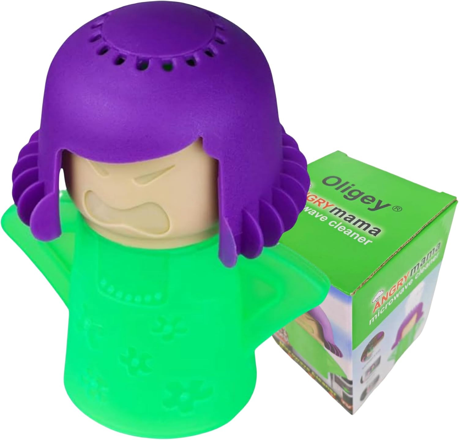 Angry Mama Microwave Cleaner only with Water and Vinegar Cleans your Kitchen …
