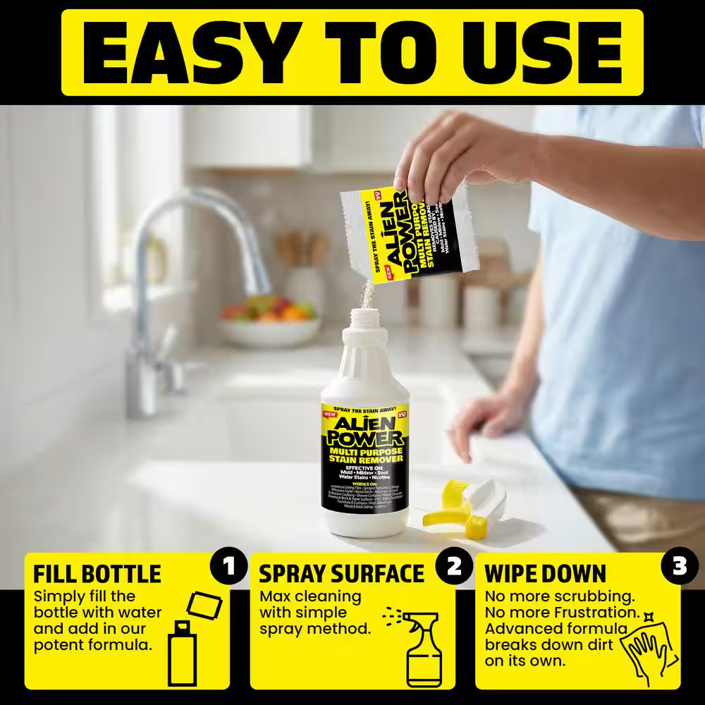 Alien Power Super Concentrated Stain Remover 24 Oz. All Purpose Cleaner Spray (2