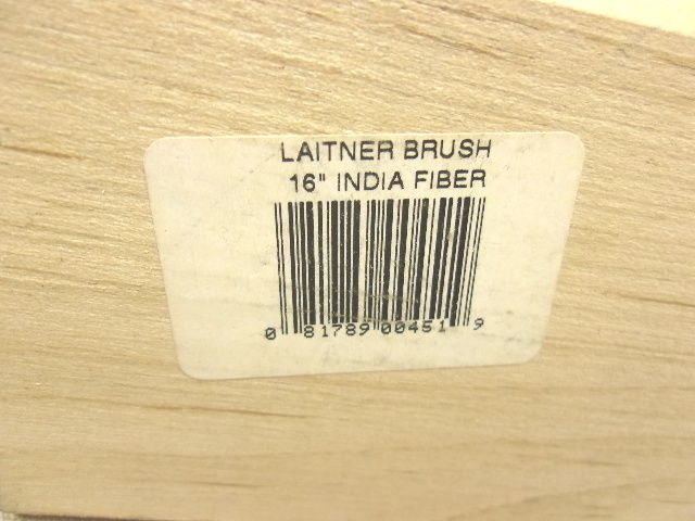 NEW LAITNER 16″ INDIA FIBER 451 BRUSH HEAD 081789004519 FREE SHIPPING